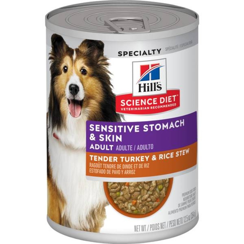 Hill’s Science Diet 12.5 oz Adult Sensitive Stomach and Skin Dog Food