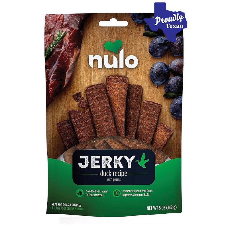 Nulo Freestyle Duck Jerky Dog Treats 5 oz