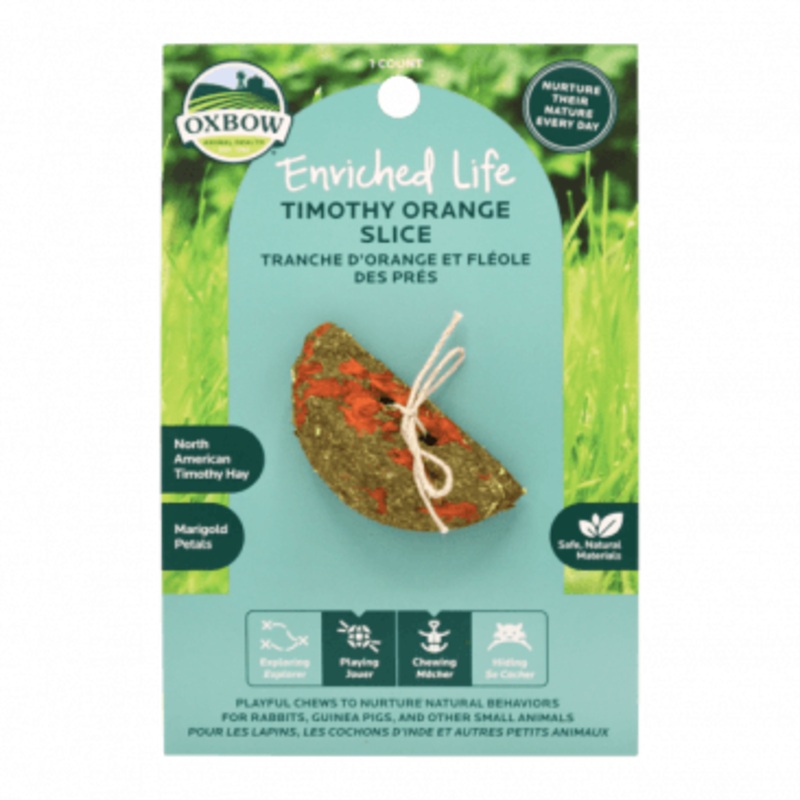 Oxbow Animal Health Enriched Life – Timothy Orange Slice
