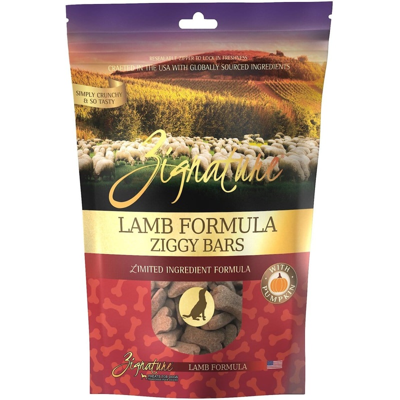 Zignature Ziggy Bars Lamb Formula Dog Treats 12 oz