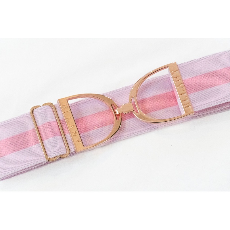 Ellany Madelyn – 2″ Rose Gold Stirrup Elastic Belt