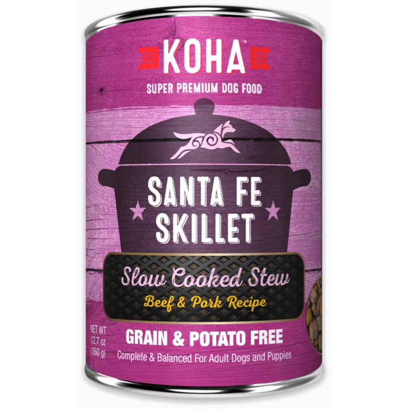 Koha Santa Fe Skillet Slow Cooked Stew Beef & Pork Recipe for Dogs (12.7-oz)