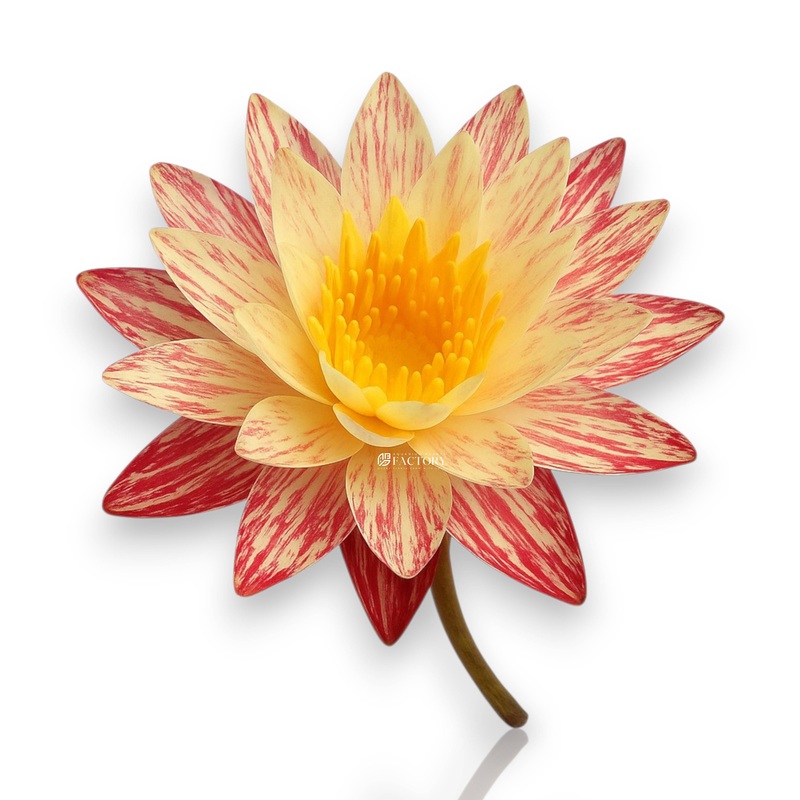 Nymphaea Siam Fantasy | Yellow + Red Hardy Water Lily Young Sprouted Tuber