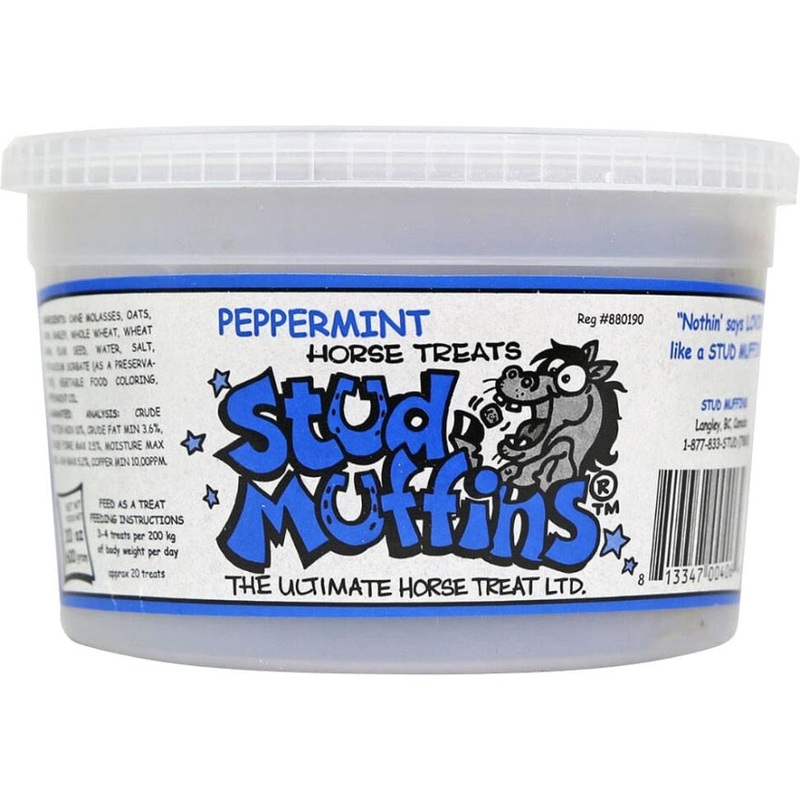 STUD MUFFINS HORSE TREAT TUB 20 oz