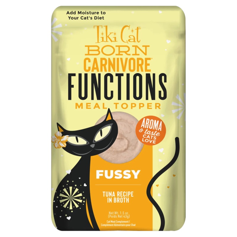 Tiki Cat Born Carnivore Functions Fussy Tuna Recipe 1.5 oz
