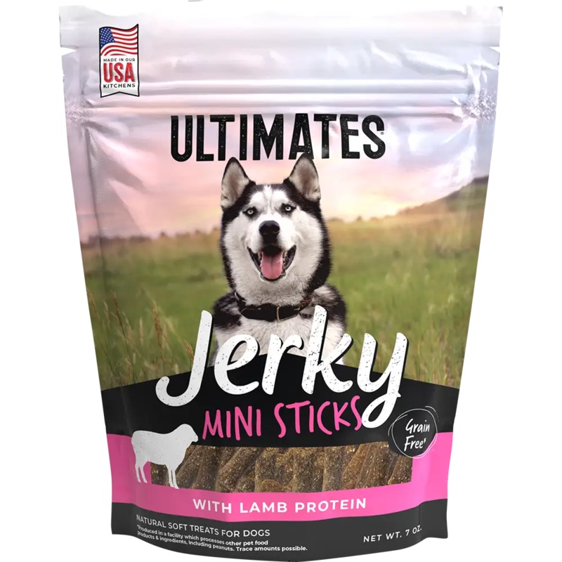 Ultimates Jerky Lamb Mini Sticks 7 Oz