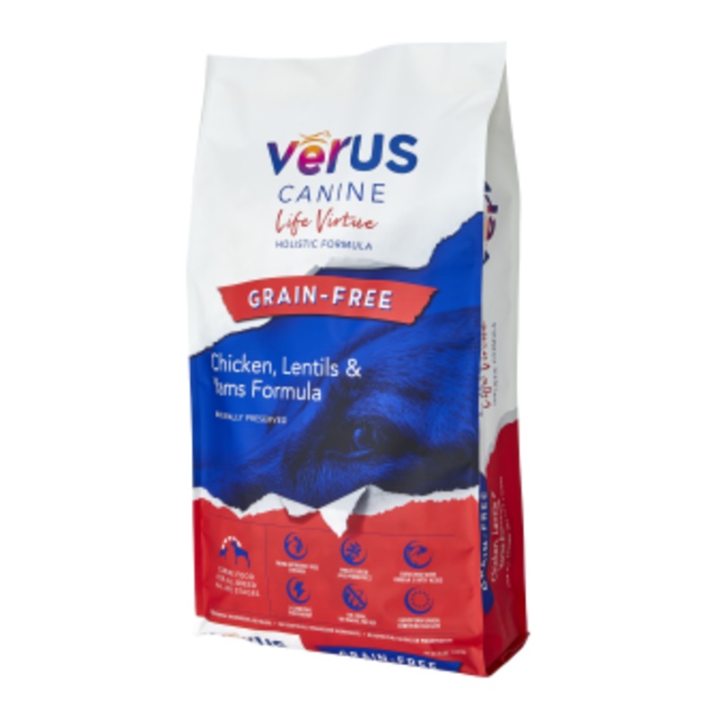 Verus Life Virtue Chicken, Lentils & Yams Dry Dog Food 25-lb.