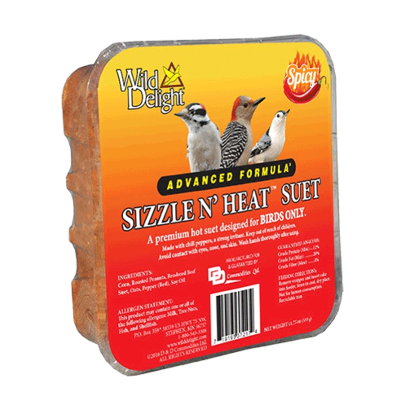 Wild Delight Sizzle N Heat Suet 11.75 oz