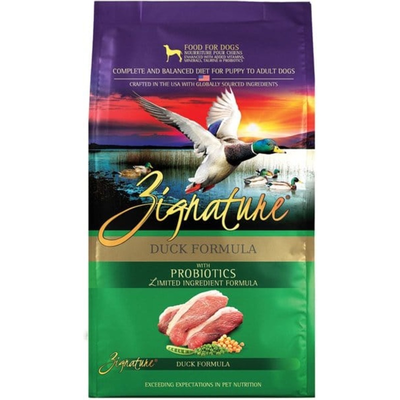 Zignature Limited Ingredient Diet Grain Free Duck Recipe Dry Dog Food 4 lb