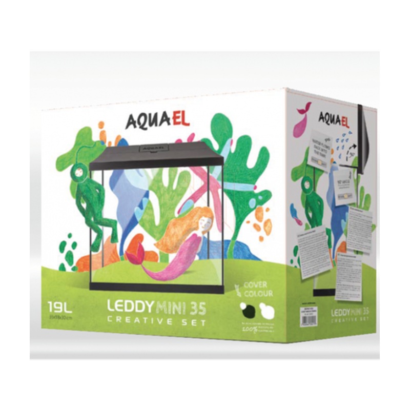 Aquael Aquarium Set Leddy Mini 35 Black