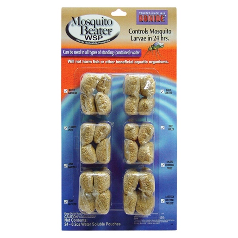 BONIDE MOSQUITO BEATER WATER SOLUBLE POUCHES 24 PACK 0.417 lbs