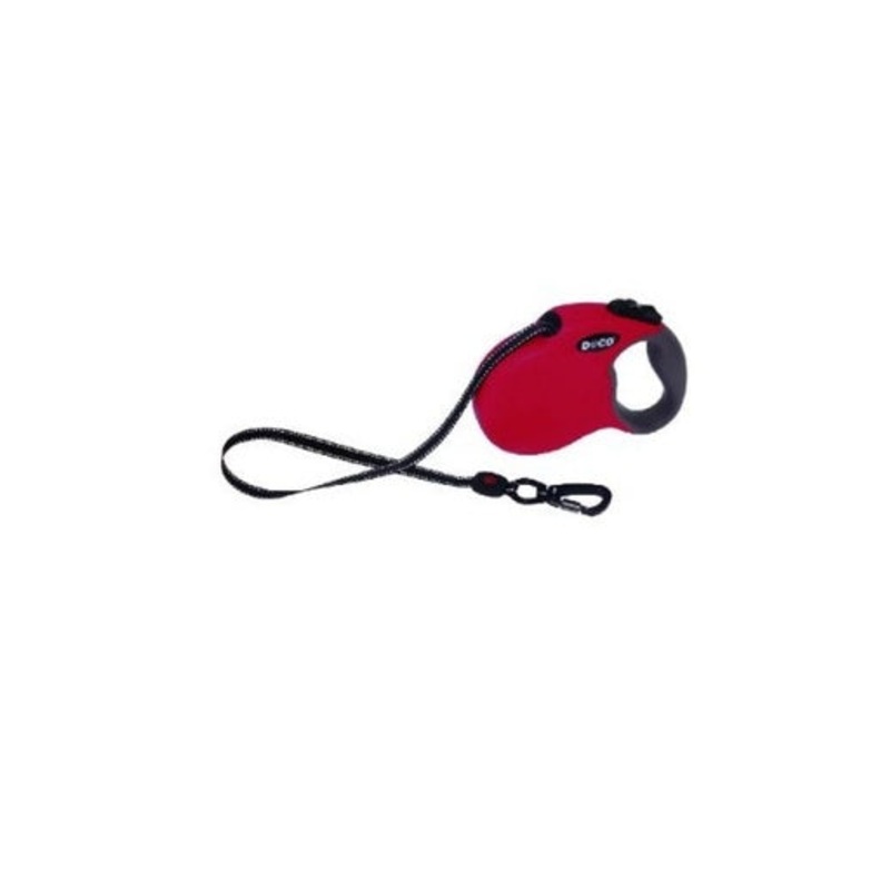 Doco All Day Adventure Retractable Leash[Color – Red, Size – M]