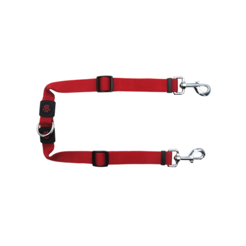 DOCO Signature Coupler Nylon Dog Leash – Adjustable Length (DCSX2)[Color – Maroon, Size – S]