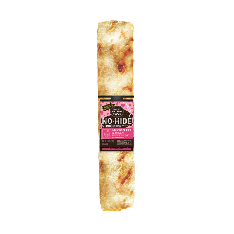 Earth Animal No-Hide Seasonal Collection Strawberries & Cream Strips