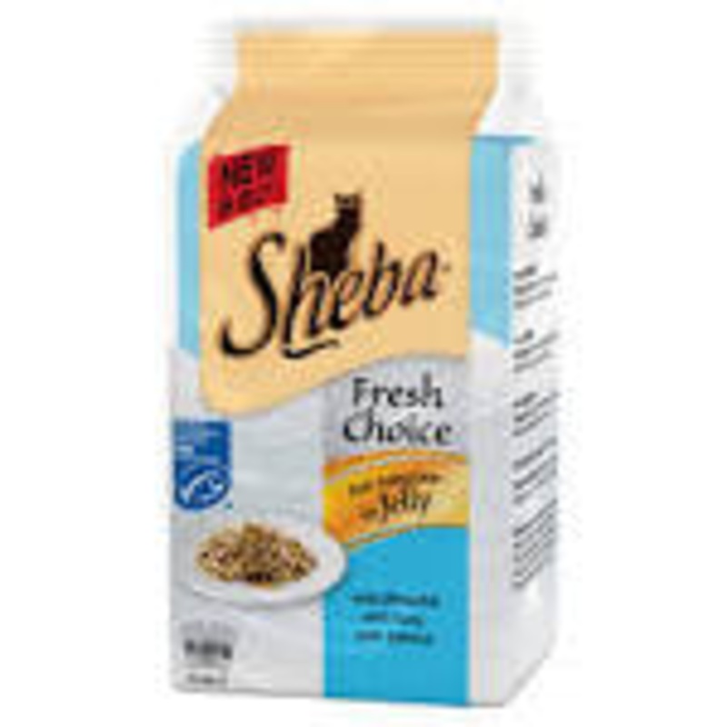 Sheba Pouch Fresh ChoiceFish selection 6x50g 50g