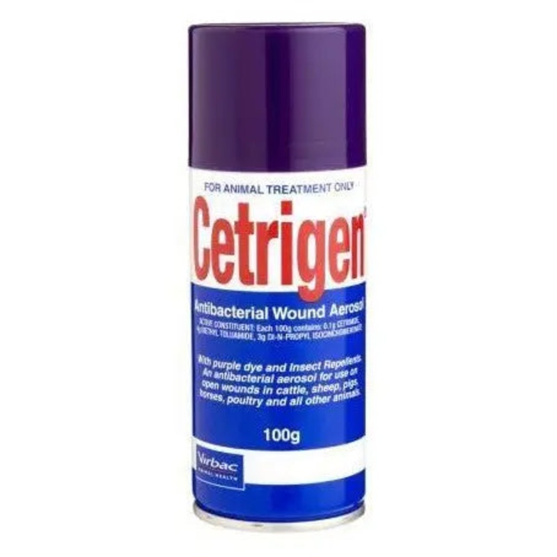 Virbac Cetrigen Antibacterial Spray 100g