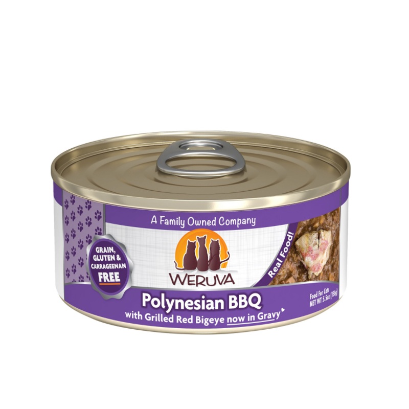 WERUVA CAT CAN POLYNESIAN BBQ CAT 3OZ