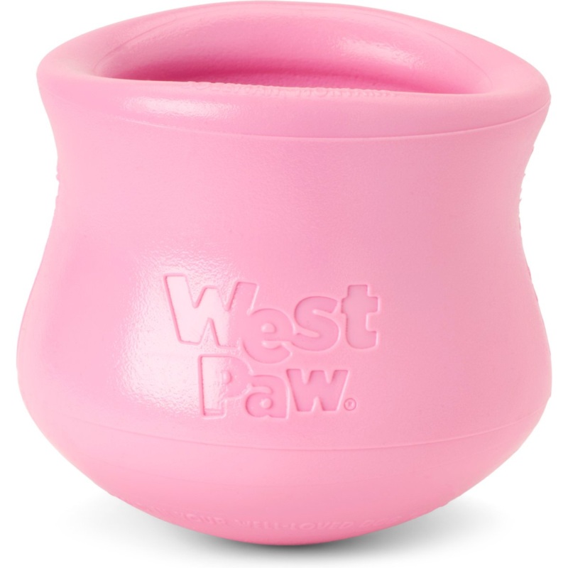 WEST PAW Toppl Toy for Dogs, Bubblegum, L, 3.5″ x 4″ x 3.5″