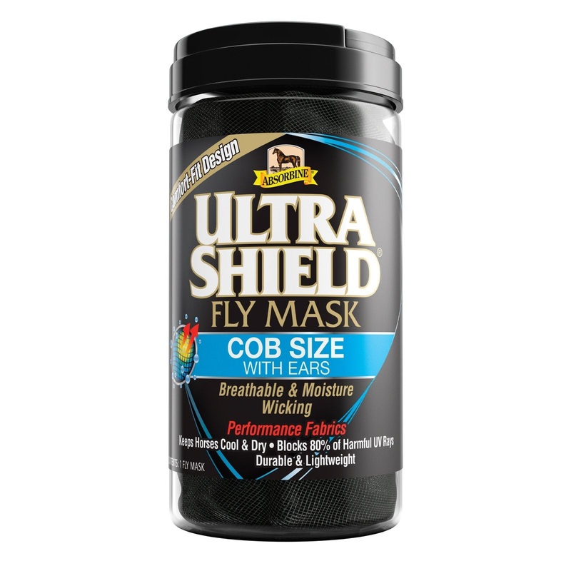 Absorbine UltraShield Fly Mask – Cob with Ear Coverage