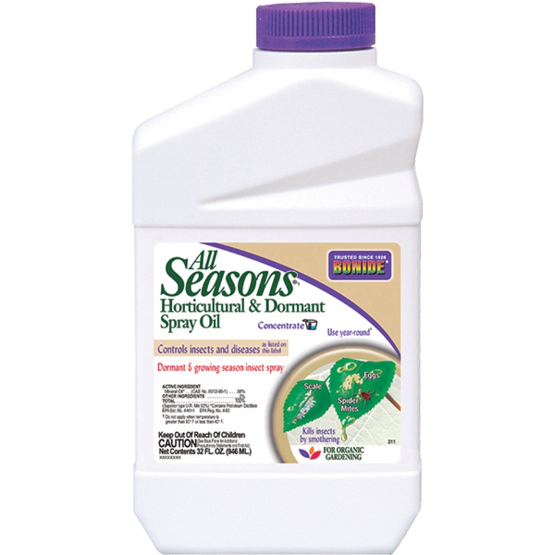 BONIDE ALL SEASONS HORTICULTURAL & DORMANT SPRAY OIL CONCENTRATE 1 QT 2.075 lbs