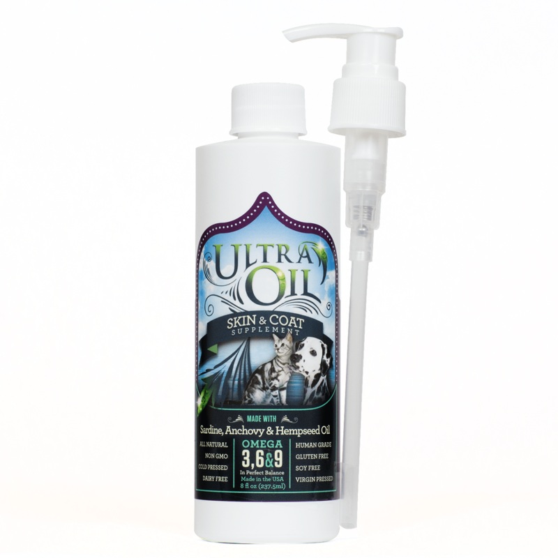 Ultra Oil Skin and Coat Hempseed for Dogs and Cats 8 oz