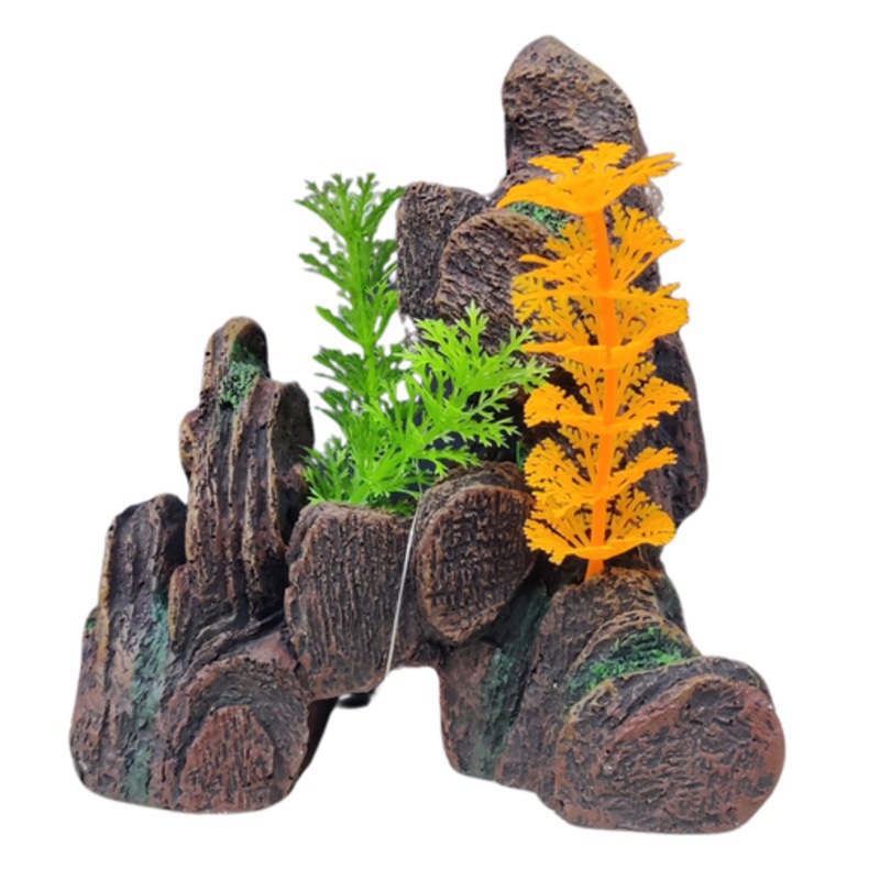 Yusee Aquarium Decoration – Artificial Plant – Ym-738 – 16 x 9 x 17cm