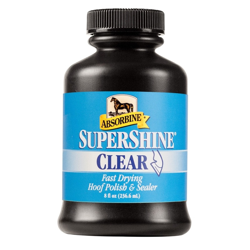 Absorbine SuperShine Hoof Polish & Sealer Clear 8 OZ