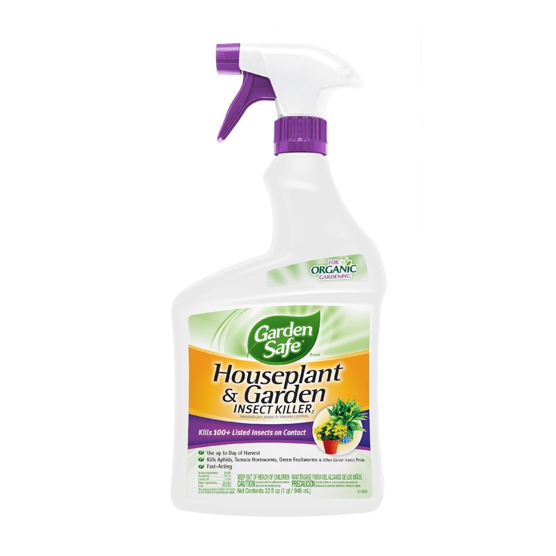 Garden Safe Houseplant & Garden Insect Killer (Ready-to-Use) 32 Oz