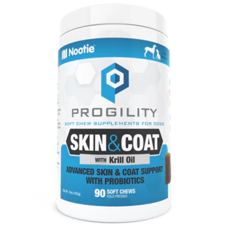 Nootie Dog Progility Skin & Coat Krill Max 90ct