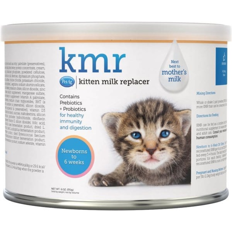 PetAg KMR Kitten Milk Replacer Powder Supplement for Cats 6 oz