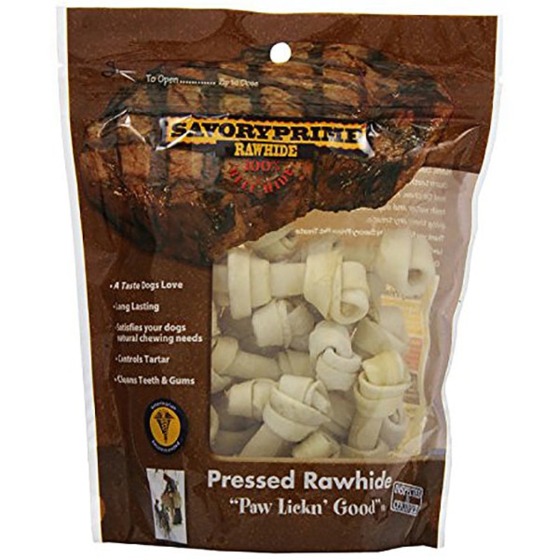 Rawhide Mini Bones Dog Chew 3-in ( 20 Pack )