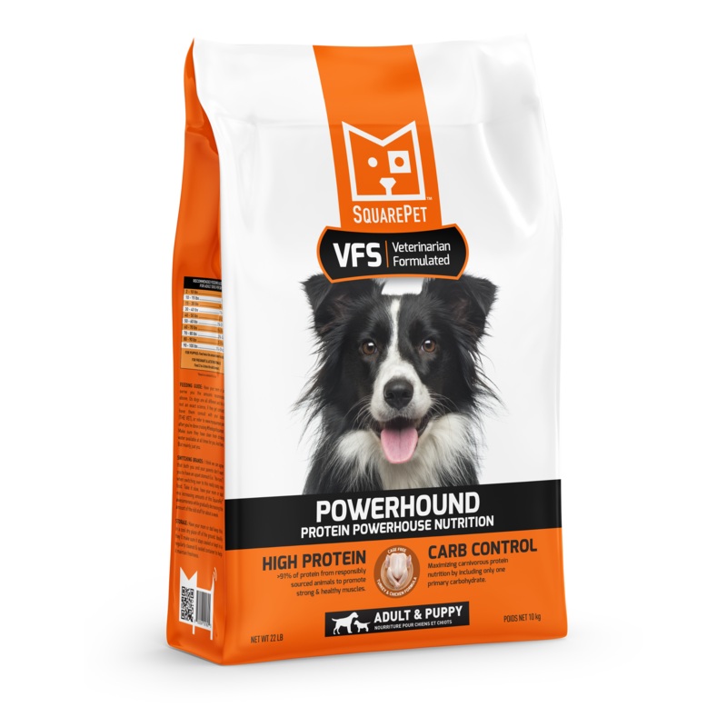 SquarePet VFS POWERHOUND Turkey & Chicken for Dogs 4.4 lbs