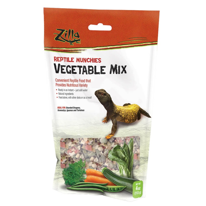 Zilla Reptile Munchies Vegetable Mix 4 oz.