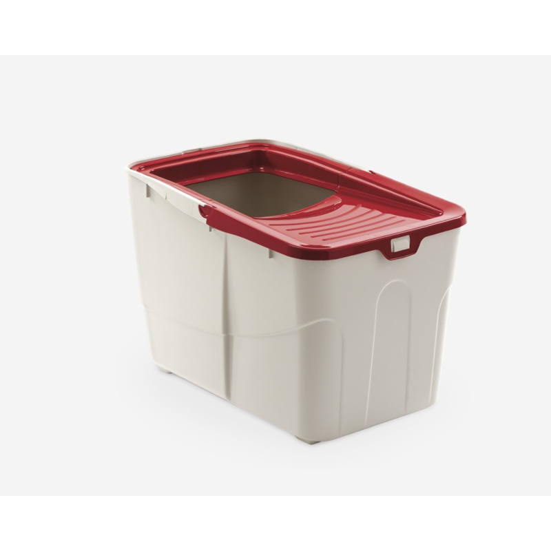 Buxo Open Cat Litter Box – 58 x 39 x 38.5 cm/Red