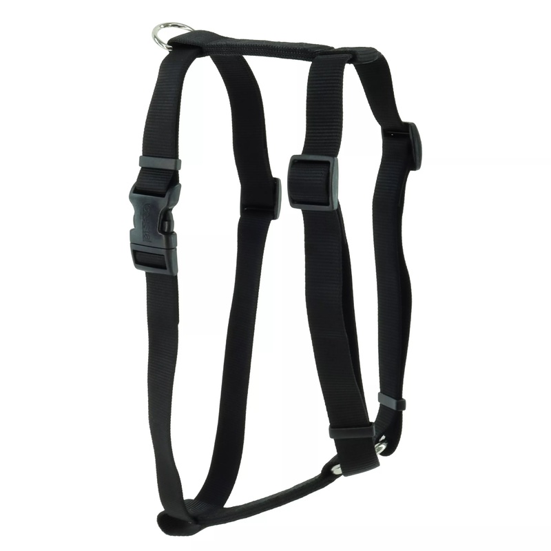 Coastal Pet Products Standard Adjustable Dog Harness Small, Black- 5/8″ X 14″- 24″