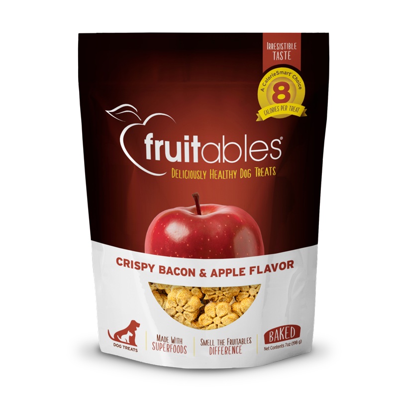 Fruitables Crunchy Bacon & Apple 198g Dog Treats