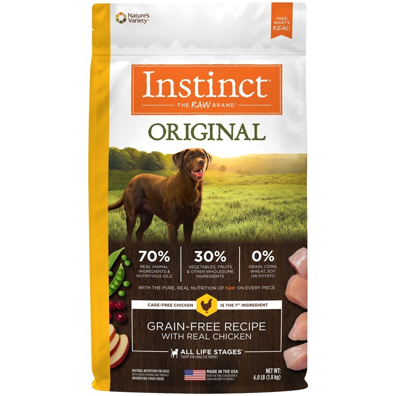 Nature’s Variety Instinct Original Grain-Free Recipe with Real Chicken 4 lb.