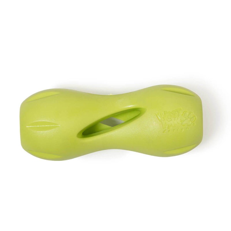Qwizl Treat Dispensing Dog Chew Toy Green Small ( 5.5-in )