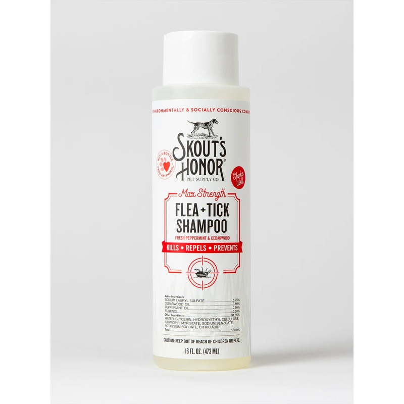 Skout’s Honor Skout’s Honor Flea and Tick Shampoo for Dogs 16 oz