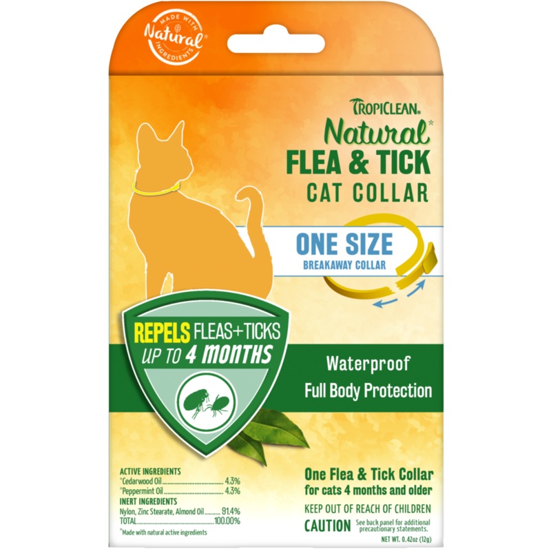 TropiClean Natural Flea & Tick Collar for Cats