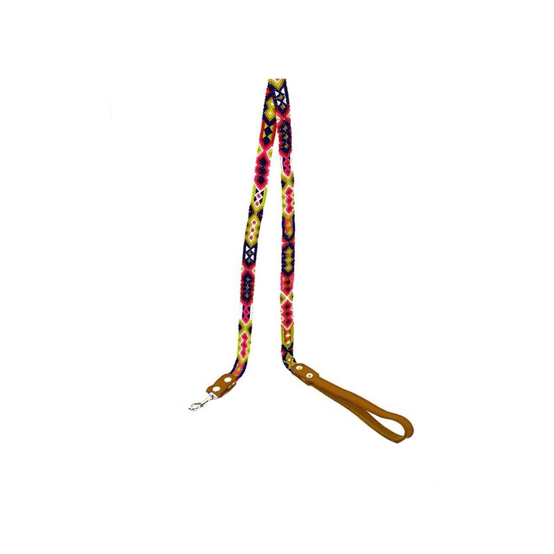 Tulum Handmade Cabos Brown Dog Leash Thin