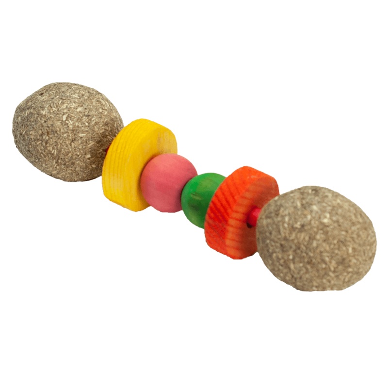 A&E Nibbles Hay Chew Dumbbell