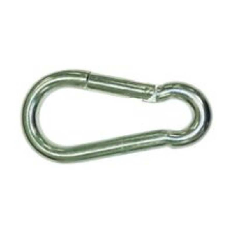Baron Bright Aluminum Spring Link 3/8 in. Dia. x 4 in. L 3/8″ x 4″