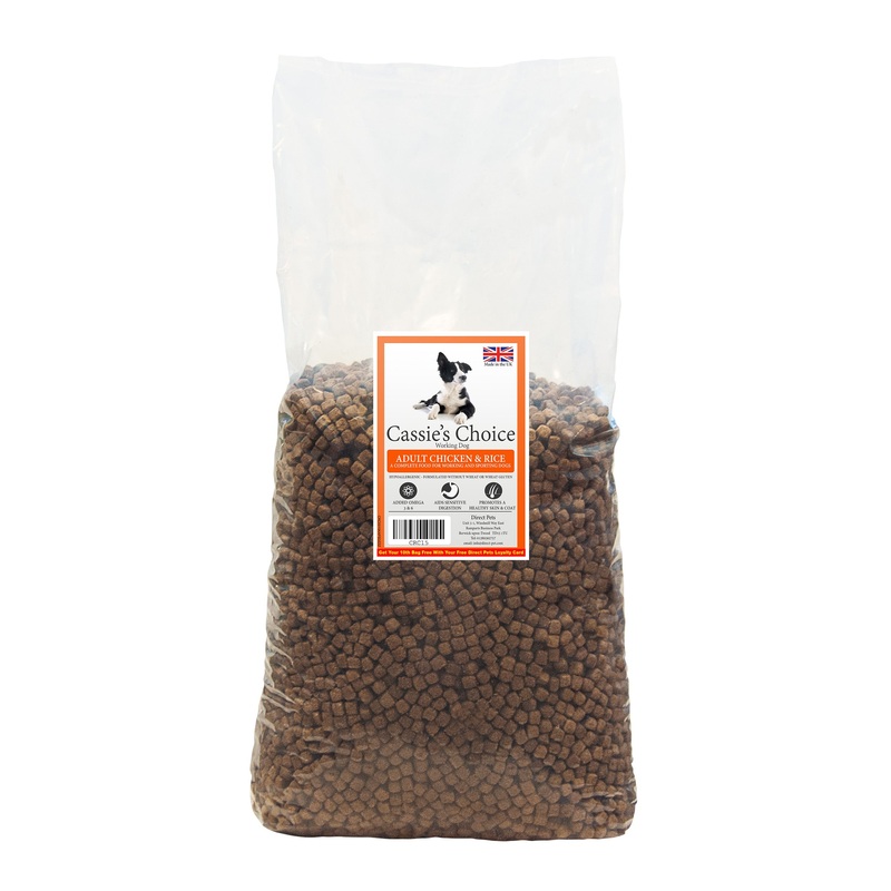 Cassie’s Choice Working Dog Chicken & Rice Cube 15kg