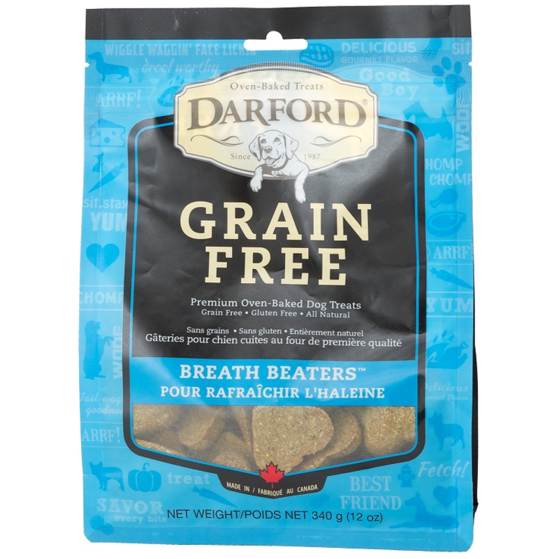 Darford Grain Free Breath Beaters Oven Baked Dog Treats