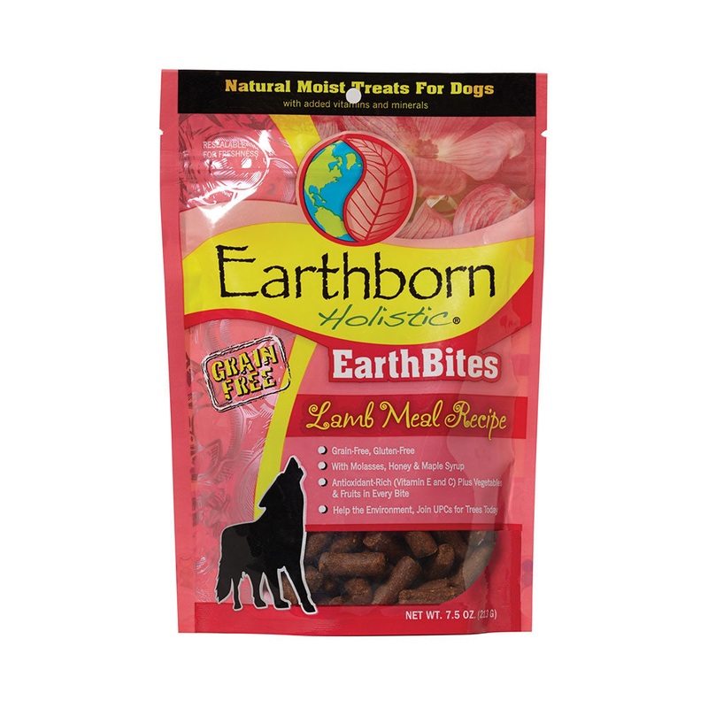 Earthborn Holistic EarthBites Grain Free Lamb Meal Recipe Dog Treats 7.5 Oz