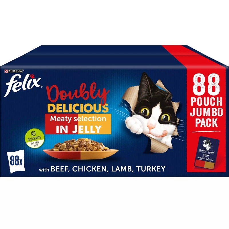 Felix Doubly Delicious Mixed Cat Food88x100g