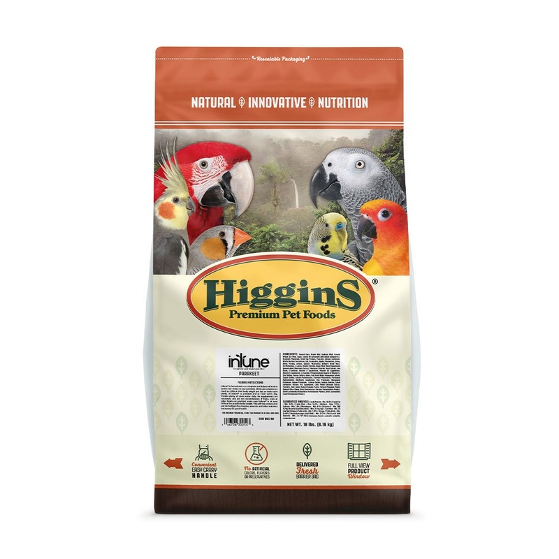 Higgins inTune Complete & Balanced Diet Food for Parakeet 2 lb