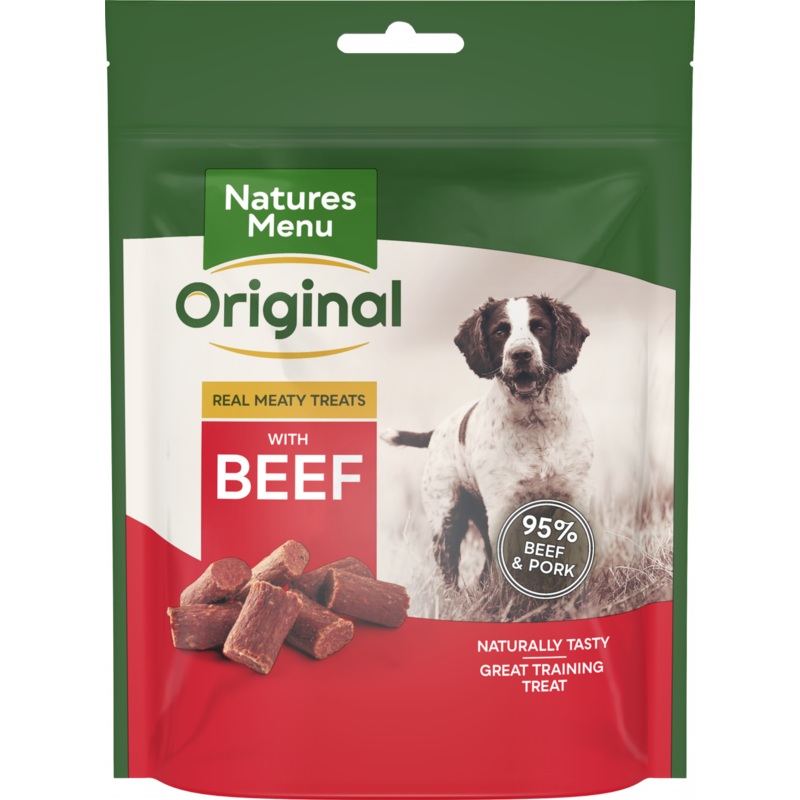 Natures Menu Real Meaty Treats Beef 120g