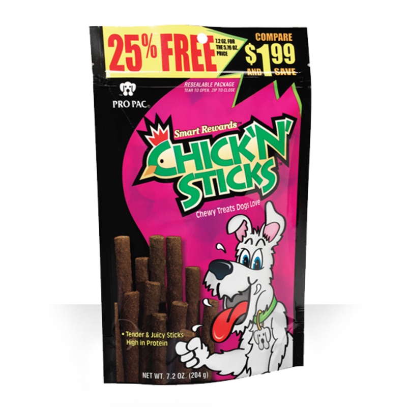 PRO PAC Smart Rewards Chick ‘N’ Sticks Dog Treats